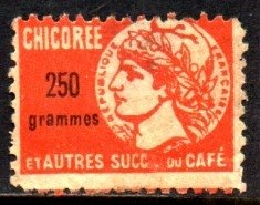 03482 França Selo de Imposto Chicoria e Café