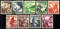 03496 Alemanha Reich 616/24 Paisagens e Flores U