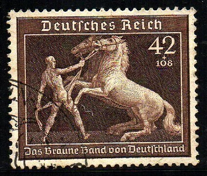 03543 Alemanha Reich 639 Corrida de Cavalos U (a)