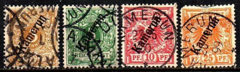 03649 Alemanha Ocupação Kamerun 01/03 Numeral U