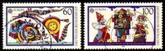 03662 Alemanha Ocidental 1249/50 Tema Europa Brincadeiras U (d)