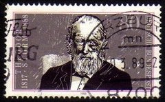 03675 Alemanha Ocidental 1203 Escritor Theodor Storm U
