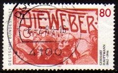 03690 Alemanha Ocidental 1176 Escritor E Poeta Hauptmann U (a)