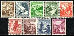 03858 Alemanha Reich 616/24 Paisagens e Flores U