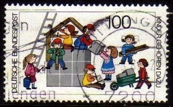 03824 Alemanha Ocidental 1267 Crianças No Parque U (a)