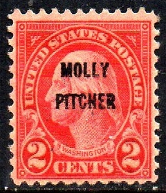 03842 Estados Unidos 276 Washington com Sobrecarga MOLLY PITCHER NN