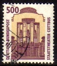 03889 Alemanha Ocidental 1494 Construções Curiosidades U (a)