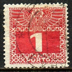 03896 Áustria Taxa 34a Numeral U (a)