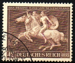 03934 Alemanha Reich 704 Corrida de Cavalos U
