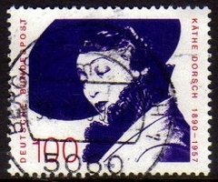 03956 Alemanha Ocidental 1315 Comediante Kathe Dorsch U (a)