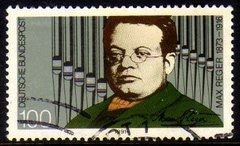 03965 Alemanha Ocidental 1361 Compositor Max Reger U (a)