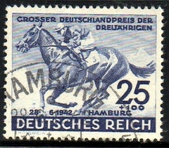 03969 Alemanha Reich 738 Corrida de Cavalos U