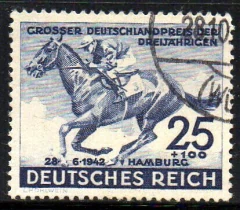 03969 Alemanha Reich 738 Corrida de Cavalos U (a)