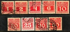 03979 Áustria Taxa 34/42 Numeral U