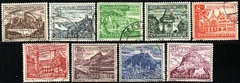 04003 Alemanha Reich 654/62 Castelos e Monumentos U