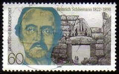 04048 Alemanha Ocidental 1312 Arqueologo Schliemann U