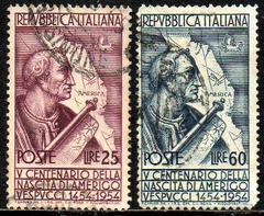 04071 Itália 686/87 Américo Vespúcio U