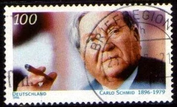 04102 Alemanha Ocidental 1726 Carlo Schmit Político U (a)