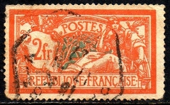 04151 França 145c Variedade Escudo Partido Merson U