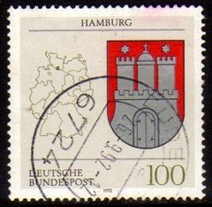 04181 Alemanha Ocidental 1462 Brasão de Hambourg U (a)