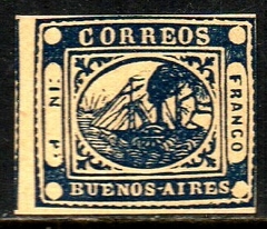 04211 Argentina Buenos Aires 7 Brasão Navio N (Não Expertizado - Sem Garantias)