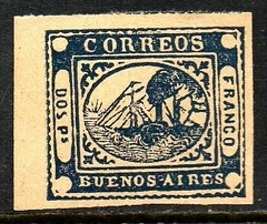 04215 Argentina Buenos Aires 1 Brasão Navio N (Não Expertizado - Sem Garantias)