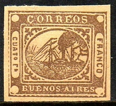 04224 Argentina Buenos Aires 5 Brasão Navio N (Não Expertizado - Sem Garantias)