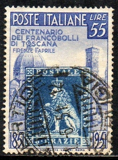 04284 Itália 592 Selo da Toscana U