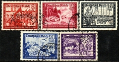 04370 Alemanha Reich 698/702 Federação dos Correios U