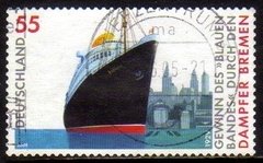 04415 Alemanha Ocidental 2237 Paquebot Ruban Bleu U (b)