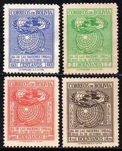 04489 Bolívia 307/08 +- Aéreos 115/16 Dia das Nações Unidas N