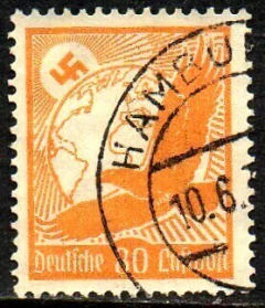 04515 Alemanha Reich Aéreo 50 Águia Estilizada U (a)