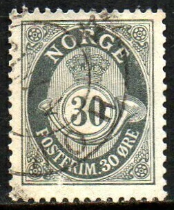 04524 Noruega 79 Numeral U (a)