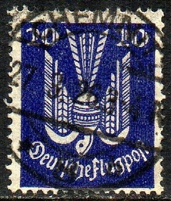 04535 Alemanha Reich Aéreo 22 Águia Estilizada U (b)