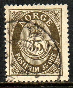04550 Noruega 80 Numeral U (b)