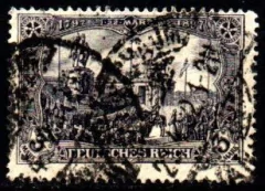 04554 Alemanha Reich 96 B II Monumento Guilherme I Denteação 25:17 U (c)