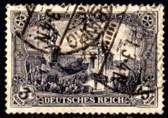 04554 Alemanha Reich 96 B II Monumento Guilherme I Denteação 25:17 U
