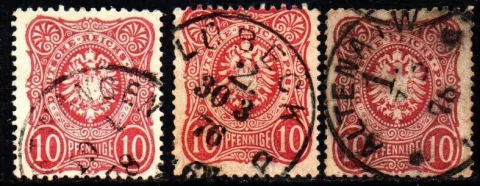 04568 Alemanha Reich 33 Aguia Variedade de cor U