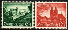 04571 Alemanha Reich 673/74 Eupen e Malmedy NNN / NN