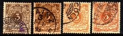 04602 Alemanha Reich 45 Numeral Variedades de cores U