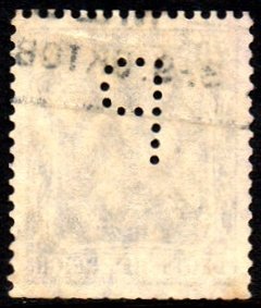 04647 Alemanha Reich 87 Perfim deutschen firmenlochungen U (b)