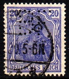 04647 Alemanha Reich 87 Perfim deutschen firmenlochungen U (e) - comprar online
