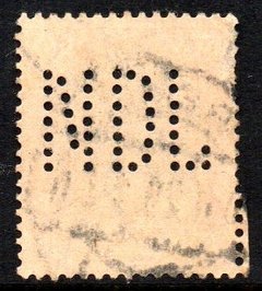 04652 Alemanha Reich 91 Perfim deutschen firmenlochungen U
