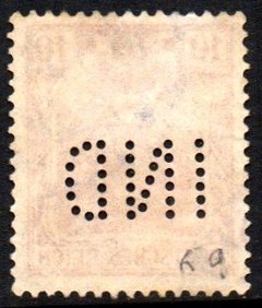 04654 Alemanha Reich 71 Perfim deutschen firmenlochungen U