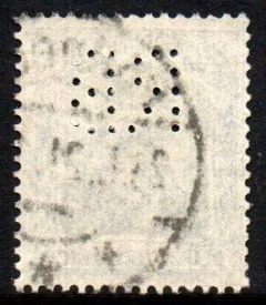 04657 Alemanha Reich 144 Perfim deutschen firmenlochungen U