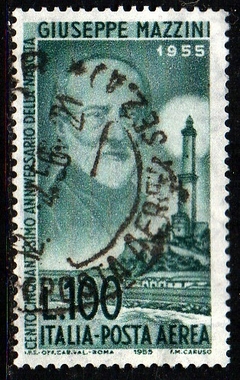 04743 Itália Aéreos 135 Giuseppe Mazzini U