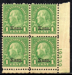 05040 Estados Unidos 283A Com sobrecarga Kans. Quadra NNN