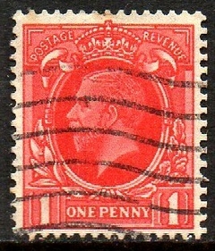 05079 Inglaterra 188b George V Filigrana Reverse U