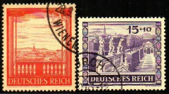 05087 Alemanha Reich 728/29 Feira de Viena U