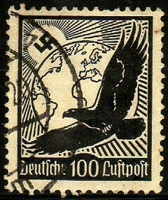 05088 Alemanha Reich Aéreo 51 Águia Estilizada U